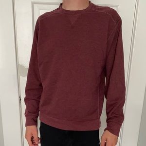 Eddie Bauer maroon shirt